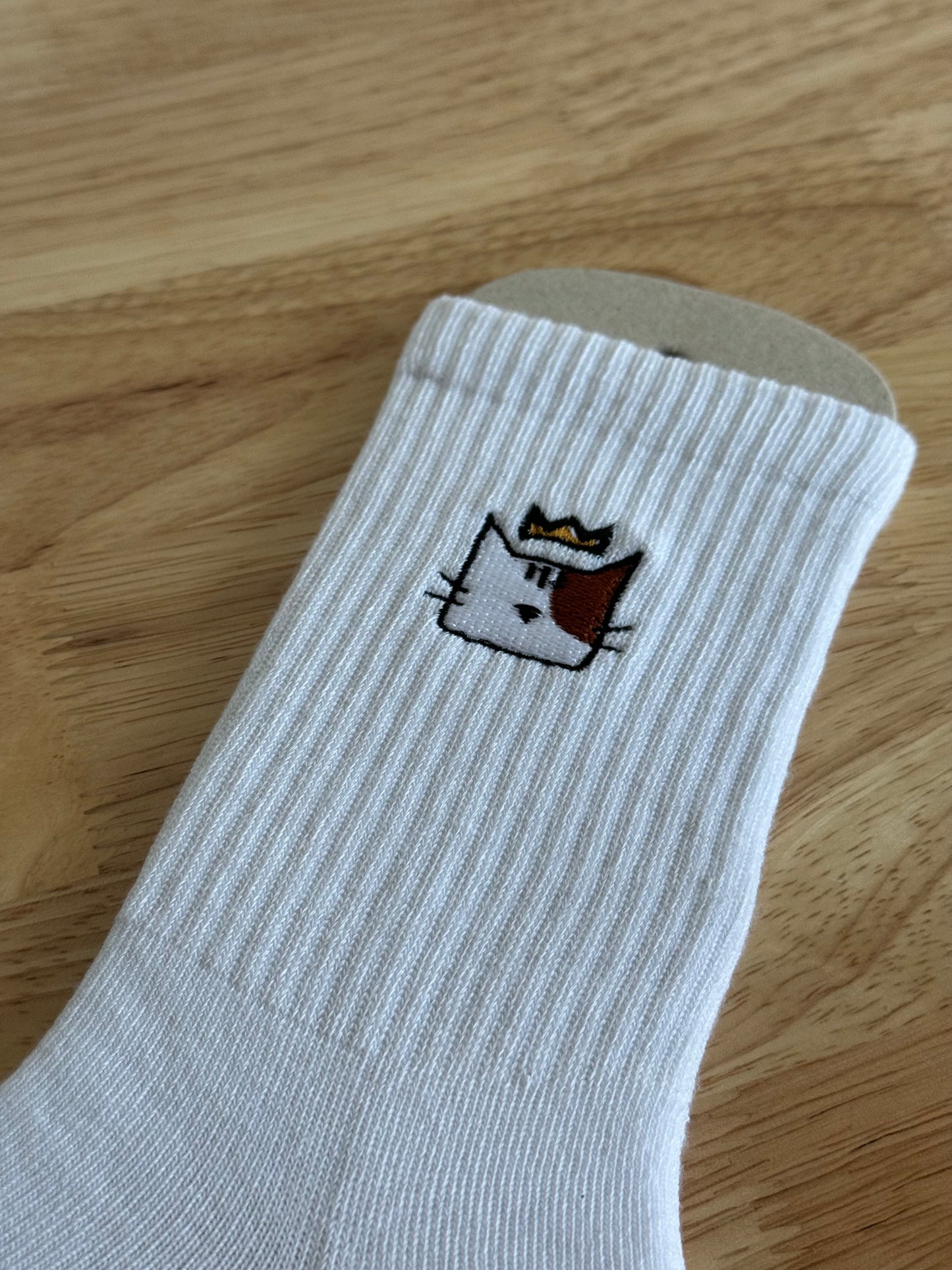 Cat Crown - Crew Socks