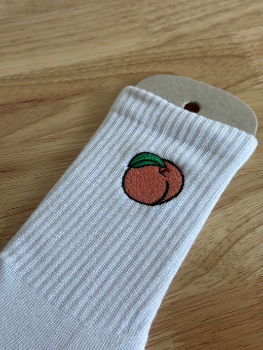 Peach - Crew Socks