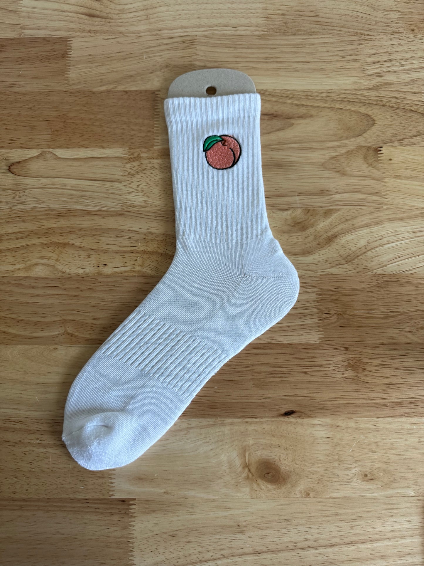 Peach - Crew Socks